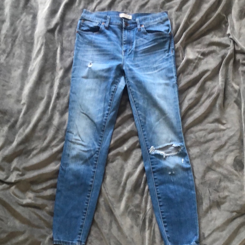 Madewell denim 9” high riser skinny skinny!